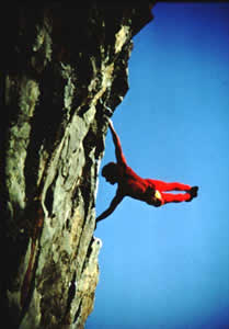 Rock Climbing Beach Crack Flag